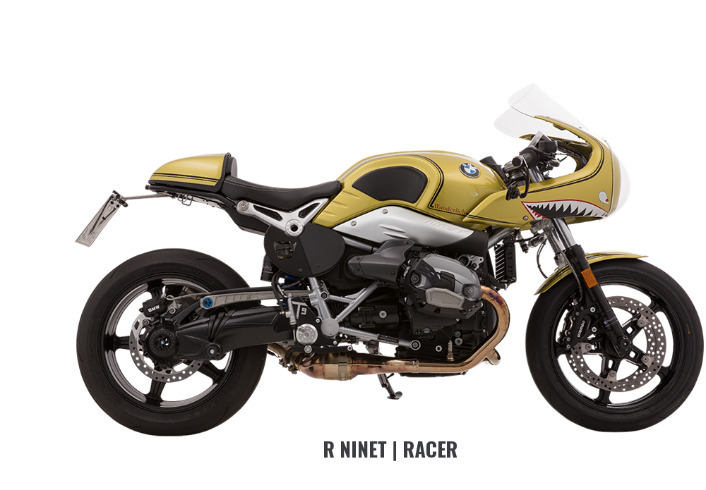 Wunderlich Boxer Spirit BMW R nineT Racer Wunderlich Boxer Spirit BMW R nineT Racer isolated