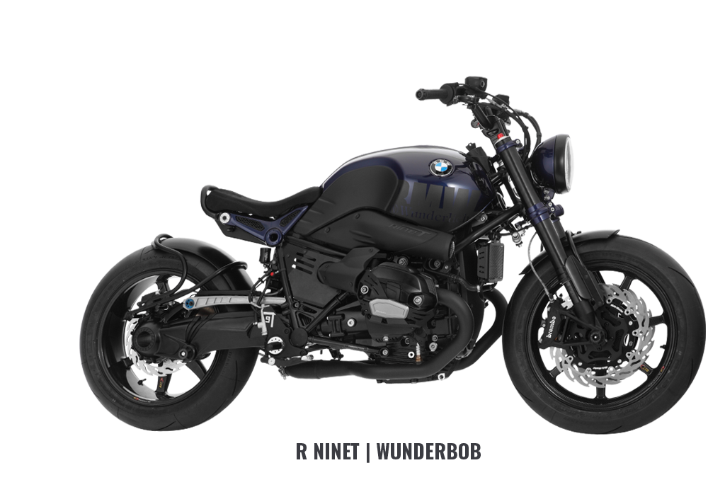 Wunderlich Boxer Spirit BMW R nineT Wunderbob Wunderlich Boxer Spirit BMW R nineT Bobber Wunderbob isolated